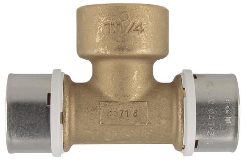 Té fluxo à sertir à viss d.40x1"1/4f - NICOLL - FLT4033F