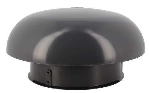 Chapeau ventilation sans anti insecte Ø 200 ardoise - NICOLL - CC20