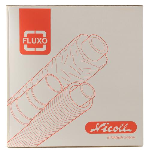 Tube fluxo pre-isole 10 mm couronne 25m Ø 32 - NICOLL - FLEM25G10P32