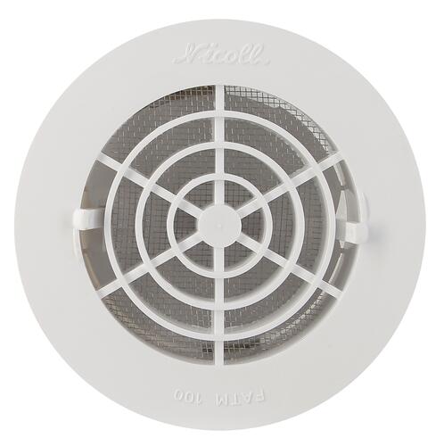 Grille ferm.adapt s/tuyau 100 moust