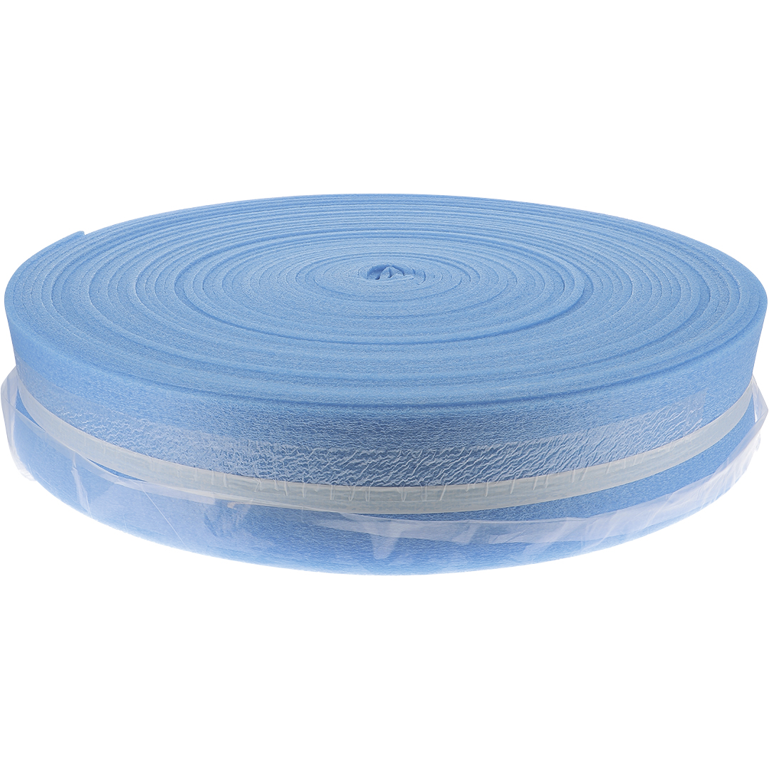 Bande 50m Isolation Périphérique "FA" Autocollante+Bavette-150x8mm (bleu) DUANCE - ISOFA