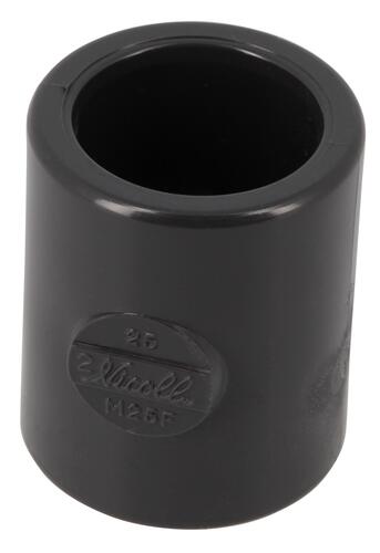 Manchon à coller, femelle-femelle, Ø 25 mm, en PVC pression anthracite NICOLL - M25F