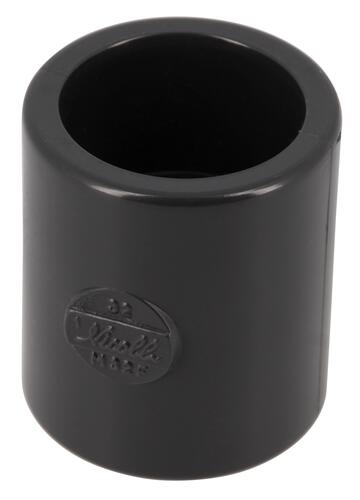 Manchon à coller, femelle-femelle, Ø 32 mm, en PVC pression anthracite NICOLL - M32F