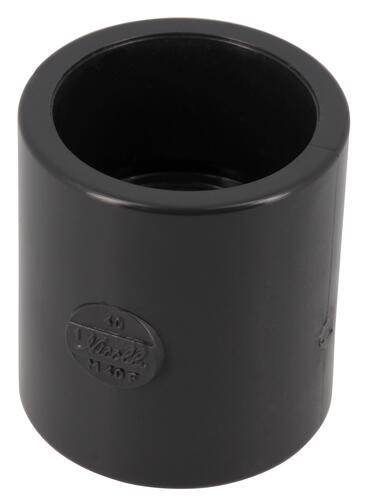Manchon à coller, femelle-femelle, Ø 40 mm, en PVC pression anthracite NICOLL - M40F
