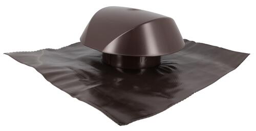 Chapeau de ventilation ATEMAX 60 x 60 cm Ø160 marron - NICOLL - VVE16M