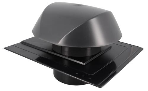 Chapeau de ventilation platine ardoise, Ø 160, anthracite - NICOLL - VVA16A