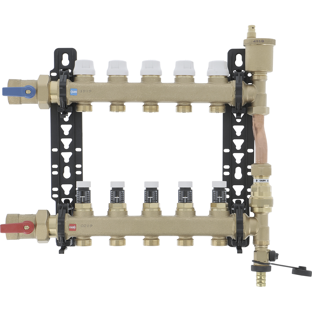 *Collecteur S2 Ø 1"- 5circuits *6626E7 Ensemble complet en Laiton DUANCE - COLS25