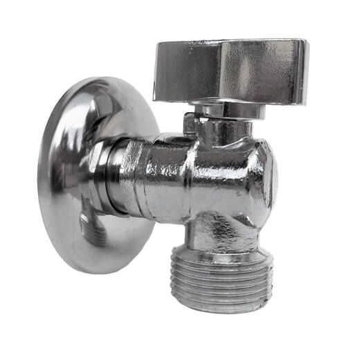 Robinet machine A LAVER équerre boisseau S/RACCORD 15/20 CHROME MAT - GRK - 158-4FG
