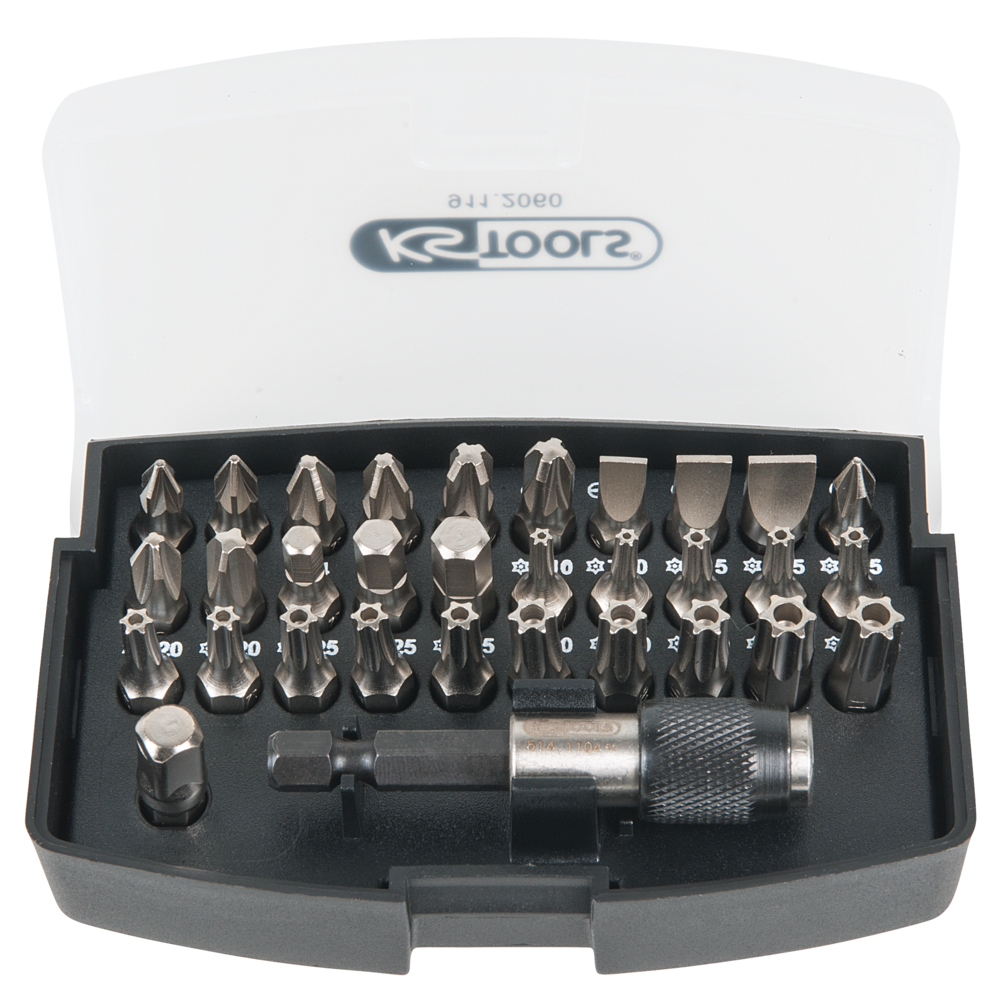 Mini coffret d'embouts de vissage et porte-embouts 1/4'', 32 pcs - KS TOOLS - 911.2060