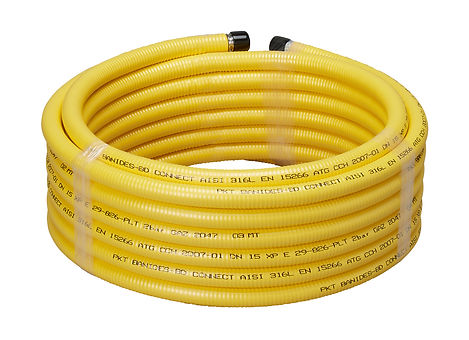 Couronne de tuyau inox onduleux PLT BD DN20x30m vendue en carton - BANIDES - 3402030