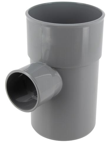 Culotte simple, Ø 100/50, mâle-femelle à 87°30, à coller, gris, en PVC NICOLL - BT68