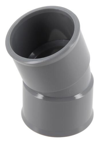 Coude Ø 32 mm, femelle-femelle à 20°, à coller, gris, en PVC NICOLL - CF22