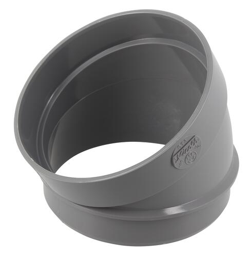 Secteur de coude, Ø 100 mm, mâle-femelle à 30°, à coller, gris, en PVC NICOLL - ST3