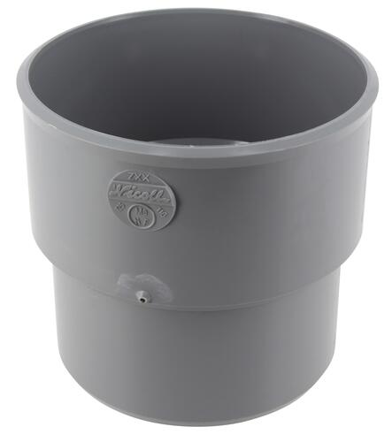 Manchette de réparation, Ø 125/118 mm, mâle-femelle, à coller, gris, en PVC NICOLL - ZXX