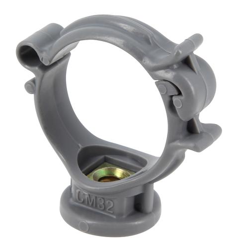 Collier monobloc en polypropylène Ø32 insert métallique clipsage manuel - NICOLL - CM32