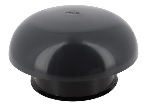 Chapeau ventilation sans anti insecte Ø 125 ardoise - NICOLL - CC12
