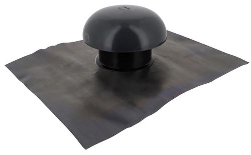 Chapeau ventilation avec collerette etacheite 40x33 Ø 100 - NICOLL - CD10