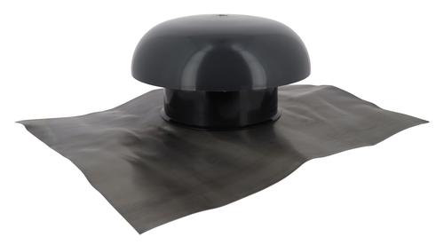 Chapeau ventilation avec collerette etacheite 50x40 Ø 160 - NICOLL - CD16