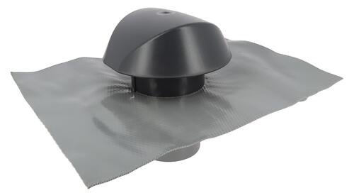 Chapeau de ventilation ATEMAX 45 x 33 cm Ø100 anthracite - NICOLL - VVE10A