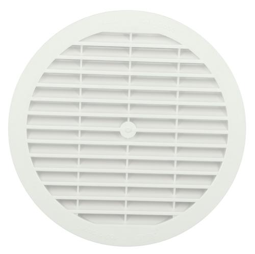 Grille menuiserie ronde 150 avec anti insecte - NICOLL - B163