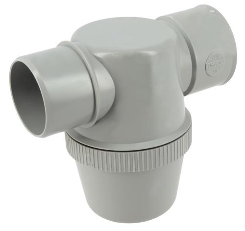 Siphon lavabo entrée horizontale Ø 50 - NICOLL - YJ1C