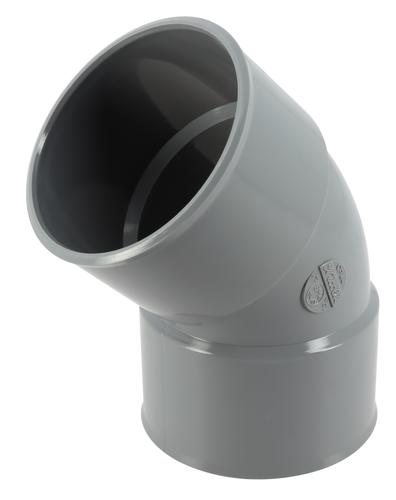 Coude simple femelle-femelle 45° Ø 75 - NICOLL - CP44