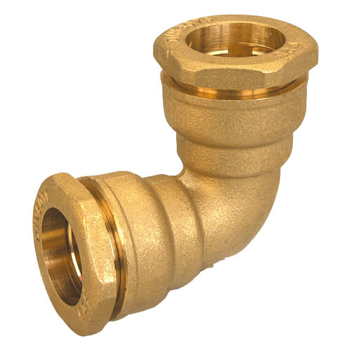 COUDE laiton POUR polyethylene Ø 63 - GRK - 506-1K