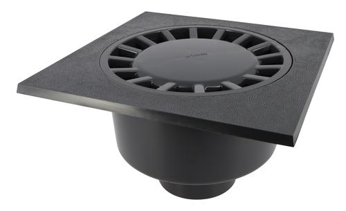 Siphon de cour 30x30 sortie vertical Ø 110 300x300 SC1110 - NICOLL