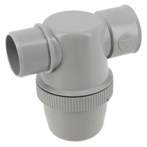 Siphon de lavabo en pvc-c gris, Ø 40 comme parcours classement m1 - NICOLL - YH1C
