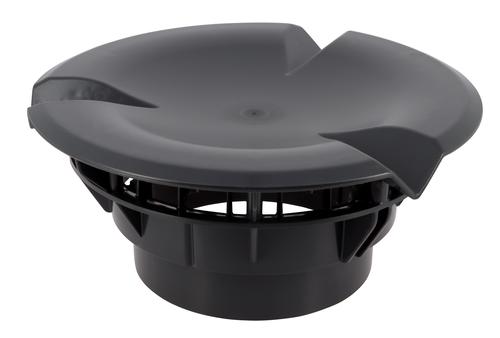 Chapeau aeraulique simple pour vmc Ø 160 anth - NICOLL - VXS16A