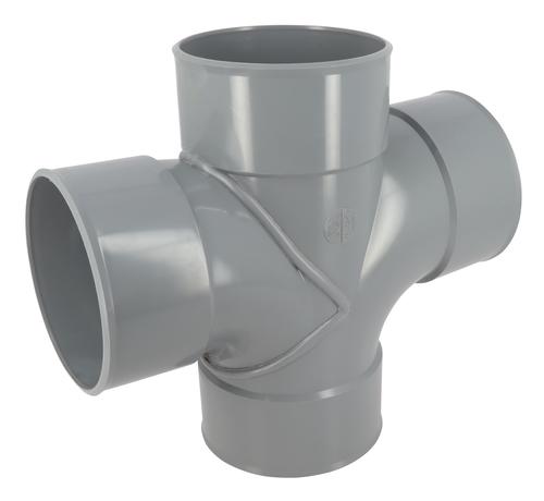 Culotte double parallèle femelle-femelle 87°30 Ø 125 RX188 - NICOLL