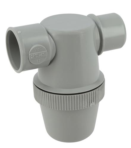 Siphon de lavabo en pvc-c gris, Ø 32 comme parcours classement m1 - NICOLL - YF1C