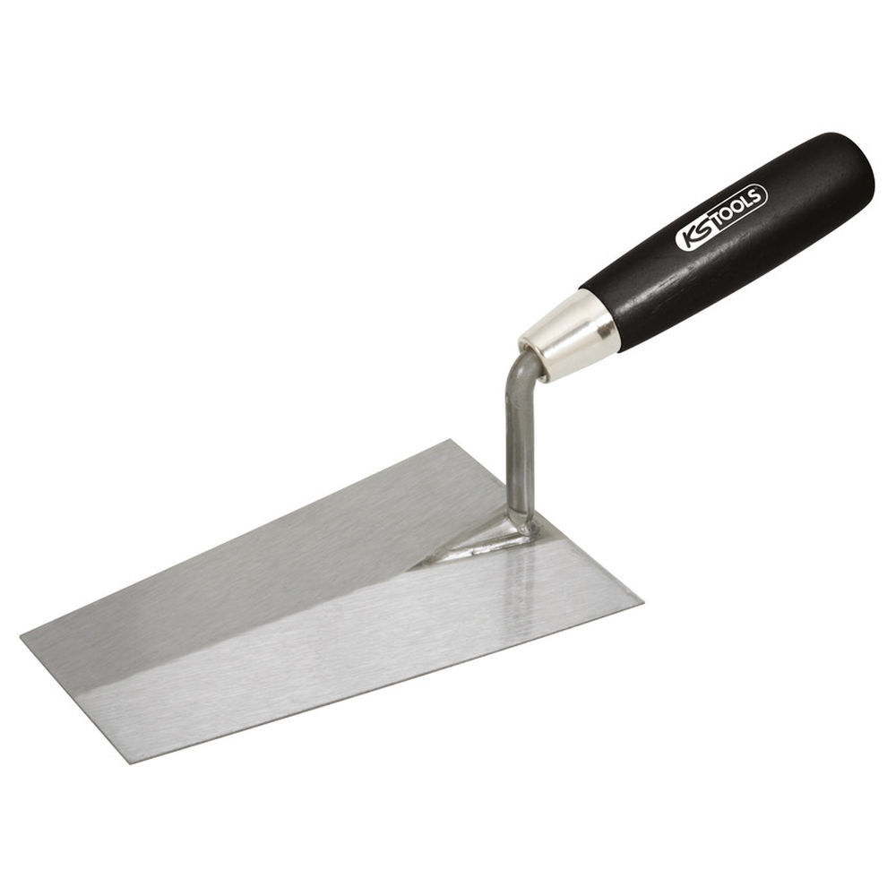 Truelle italienne carrée - lame acier - manche bois - 180 - KS TOOLS - 144.0122