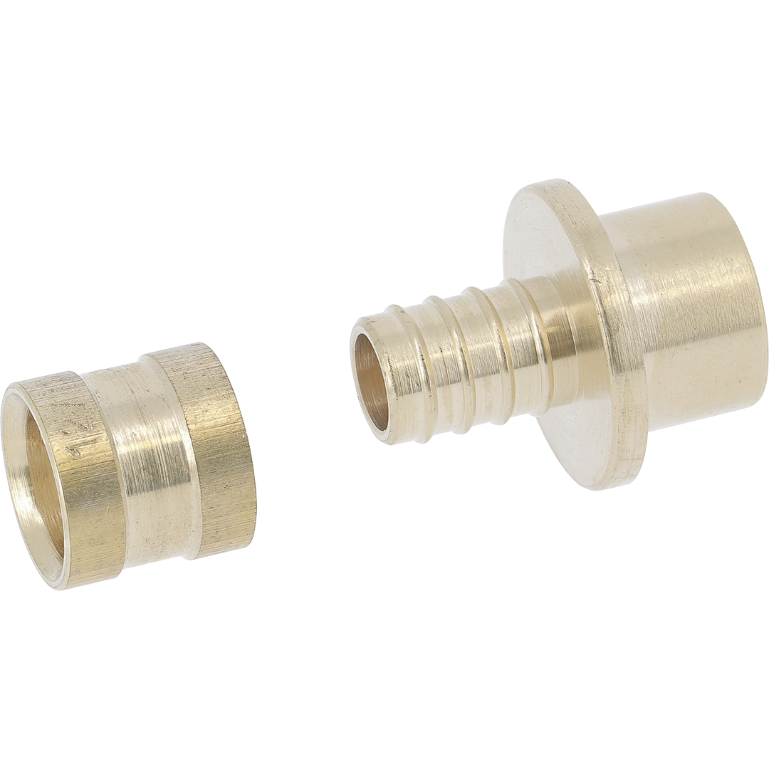 Adaptateur tube Cu. 16 mm-PER Ø 16x20 mm Raccord à glissement laiton SERTIGLISS - AC2016