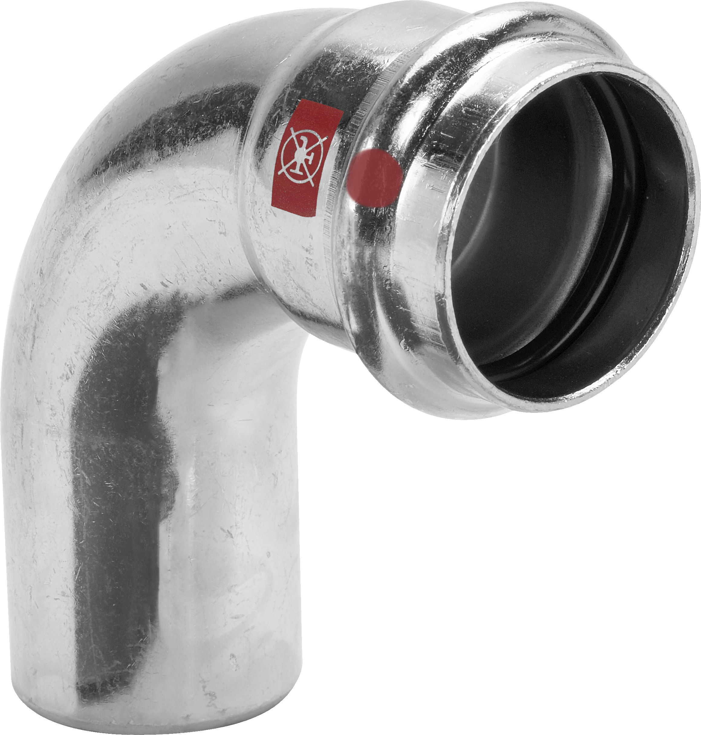 Prestabo-Coude 90° avec SC-Contur acier non 1116.1 certification VdS 22 - VIEGA - 558215
