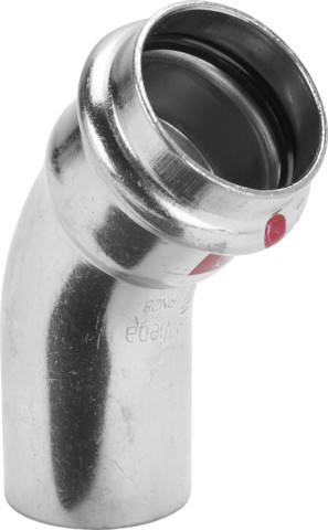 Prestabo-Coude 45° acier non allié modèle 1126.1 certification VdS 35 - VIEGA - 558376