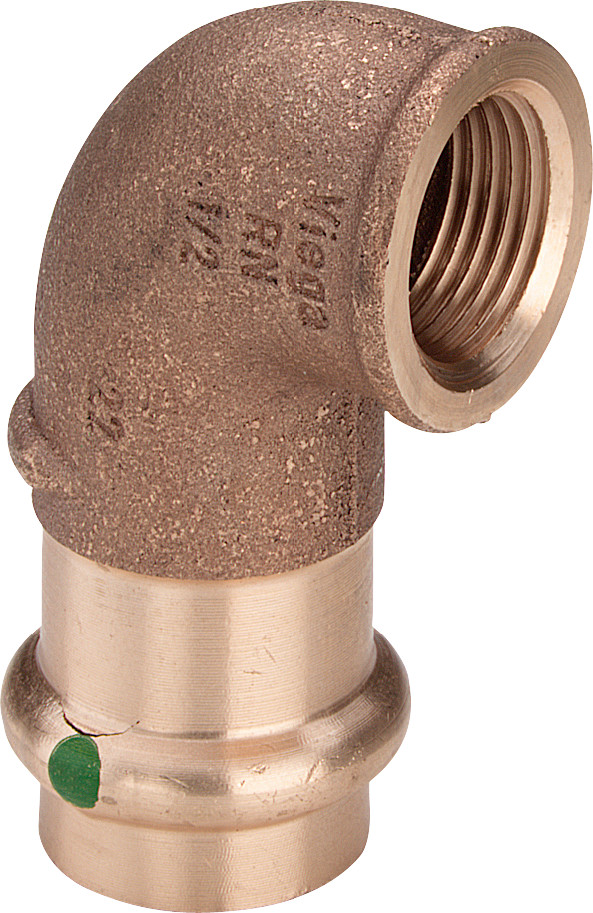 Sanpress-Coude de transition 90° silicium modèle 2214.2 22 Rp - VIEGA - 314378