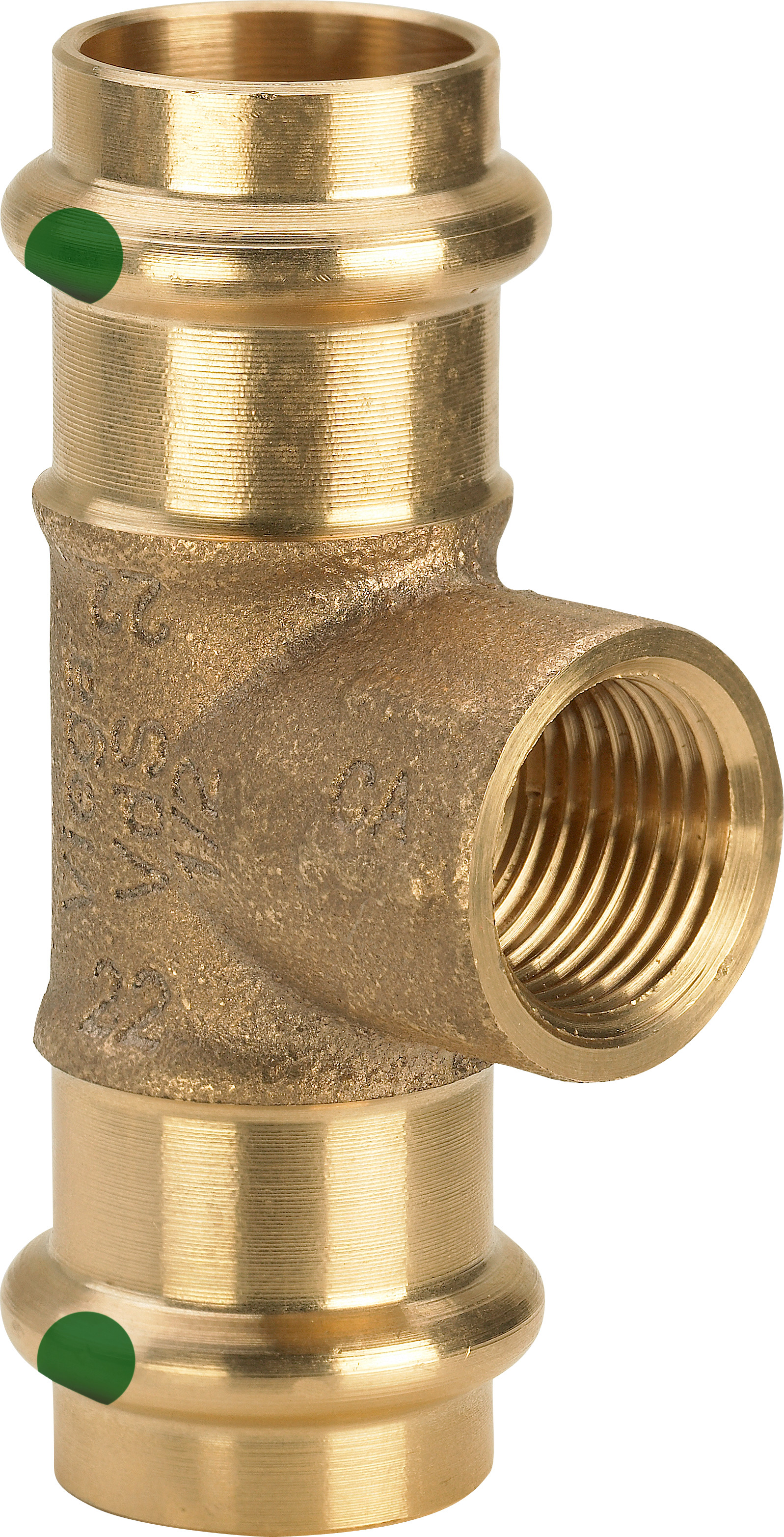 Sanpress-Té bronze ou bronze au silicium VdS d1 35 Rp d2 - VIEGA - 121945