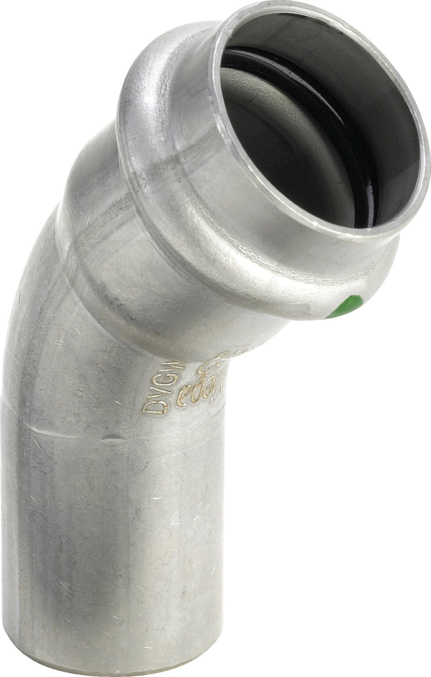 Sanpress Inox-Coude 45° acier inoxydable 2326.1 certification VdS 35 - VIEGA - 435424