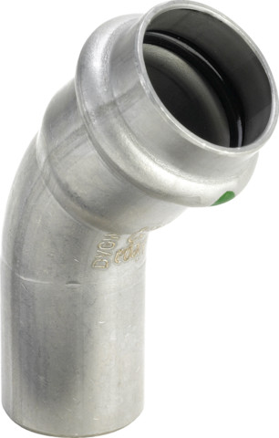 Sanpress Inox-Coude 45° acier inoxydable 2326.1 certification VdS 54 - VIEGA - 435448