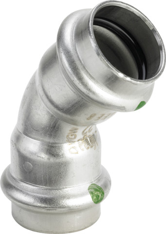 Coude inox 45° femelle-femelle 2326 de 22 - VIEGA - 435790