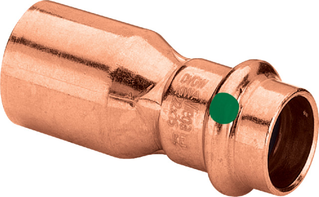 Profipress-Pièce de réduction cuivre, modèle 2415.1 Ø 1: 15 Ø 2: 12 - VIEGA - 296414