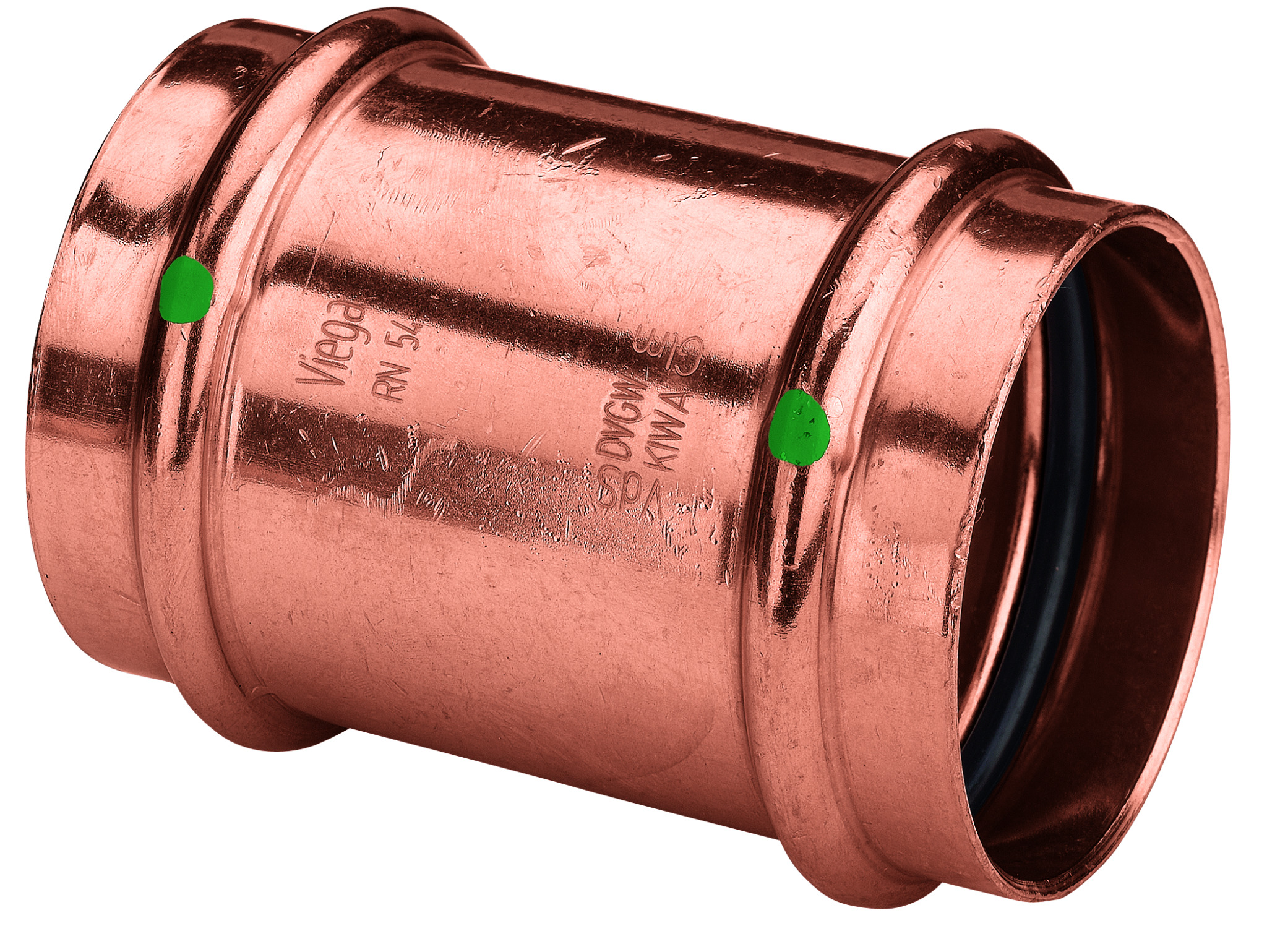 Profipress-Manchon coulissant avec SC-Contur cuivre, modèle 2415.3 d: 14 - VIEGA - 755805
