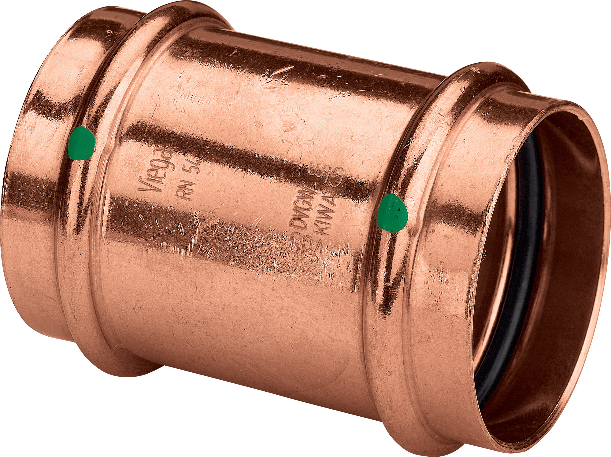 Profipress-Manchon coulissant avec SC-Contur cuivre, modèle 2415.3 d: 35 - VIEGA - 461294
