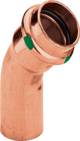 Profipress-Coude 45° cuivre, modèle 2426.1 certification VdS d: 42 - VIEGA - 292546