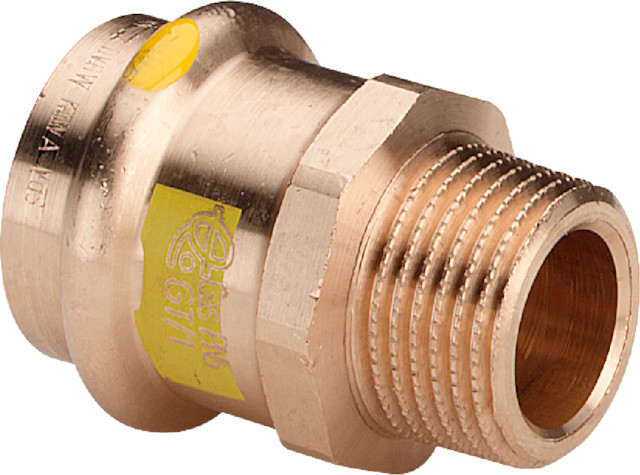 Raccord droit profi-gaz 2611 de 22x1/2m - VIEGA - 346164
