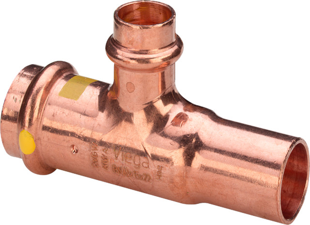 Profipress G-Té cuivre, modèle 2618.1 ATG d1 22 d2 15 d3 - VIEGA - 477363