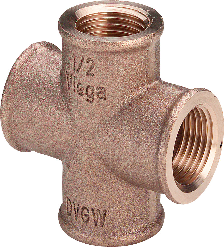 Croix bronze ou bronze au silicium, modèle 3180 Rp: ¾ 3/4 - VIEGA - 320621