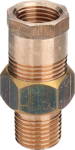 Raccord union bronze ou bronze au silicium conique modèle 3341 1¼ Rp - VIEGA - 447038