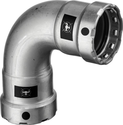 Megapress-Coude 90° avec SC-Contur acier non nickel modèle 4216 DN 15 - VIEGA - 694517